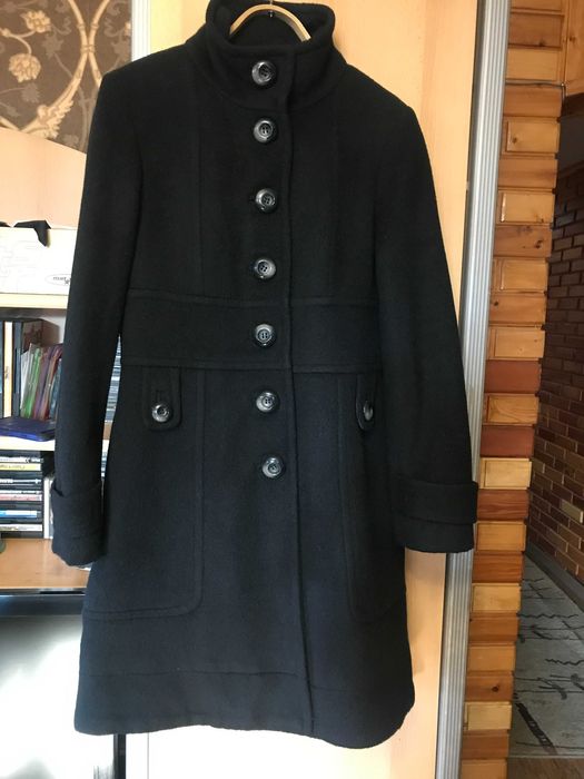 Женское, черное  пальто