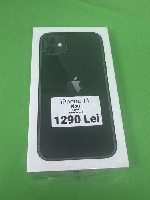 iPhone 11, NOU, SIGILAT, 128GN, garantie 12 luni