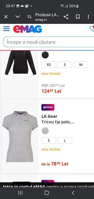 Tricou tip polo,Nou,LA GEAR.
