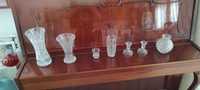 Кристални вази и свещници