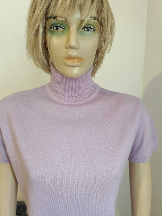 Bluza lila din lina pura virgina Made in Germany-masura M/L-Noua!