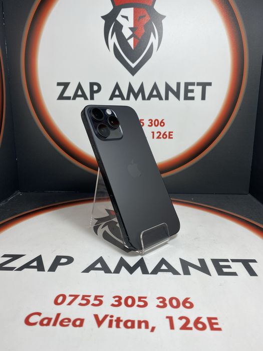 ZAP AMANET VITAN - iPhone 16 Pro Max - 512GB - 97% - 271 C.I. - Black