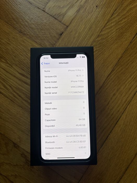 Iphone 11 Pro de 64 Gb Space Gray