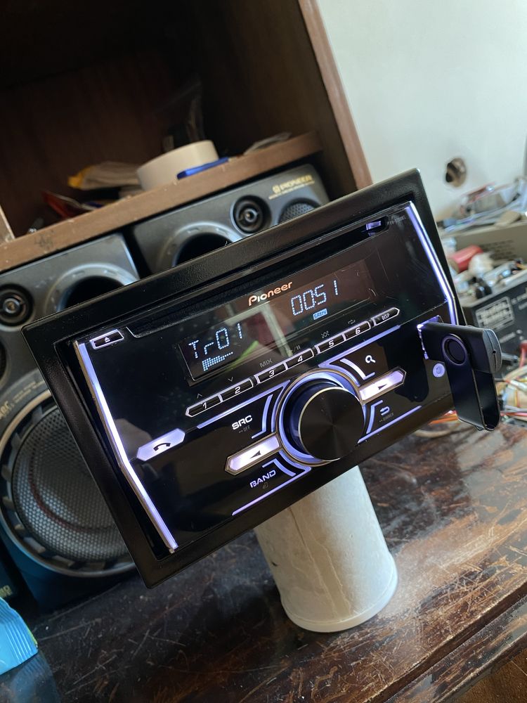 Pioneer FH-X700BT - ДВОЕН ДИН- BLUETOOTH USB CD радио плеър за кола сд