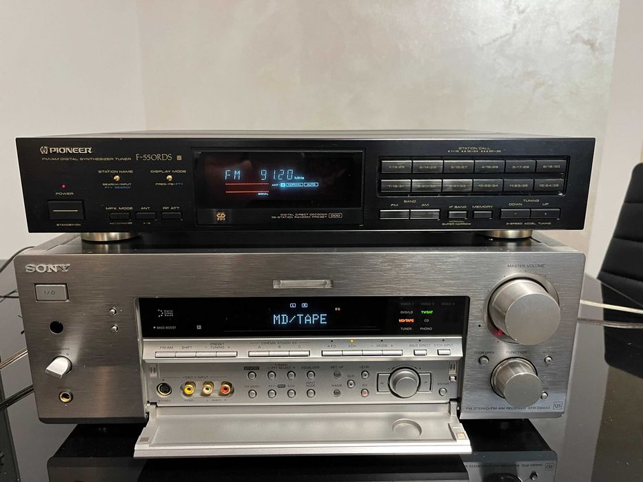 Pioneer F-550RDS tuner audio, digital synthesizer