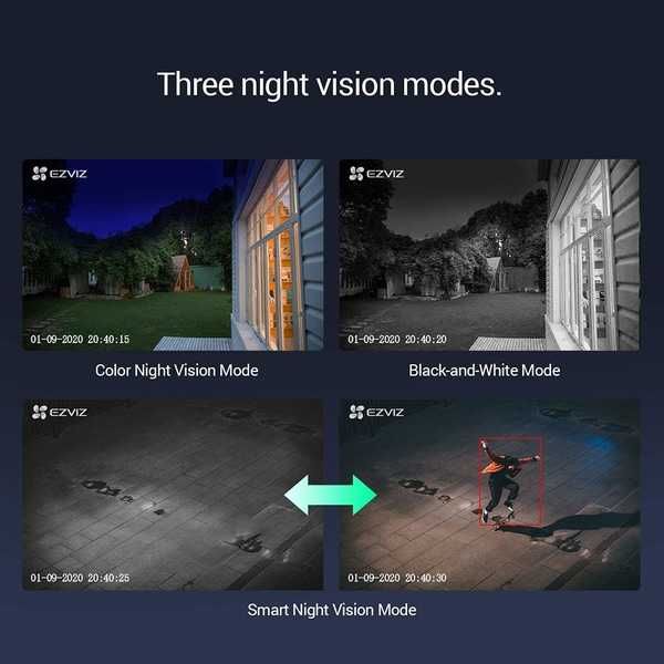 Camera IP Wireless PTZ EZVIZ C8W, QHD 1440p, IR Noua Sigilata Garantie