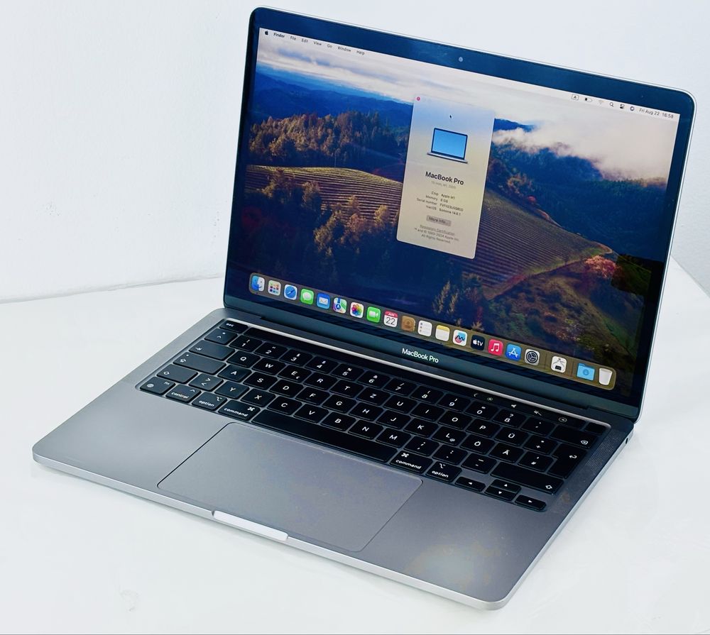 Apple MacBook Pro 13" M1 8RAM 256GB Touch Bar 90% Батерия! Гаранция!