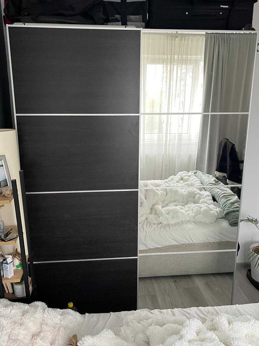 Sifonier Pax Ikea culoare maro 150x60x200