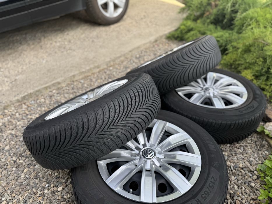 Jante tabla originale 17” Vw Tiguan 5x112 cu capace originale