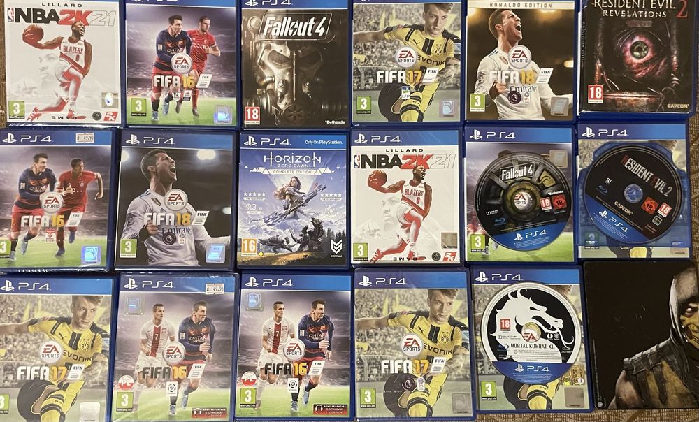 Fifa 18 ps4 sigilat plus multe alte jocuri orice consola