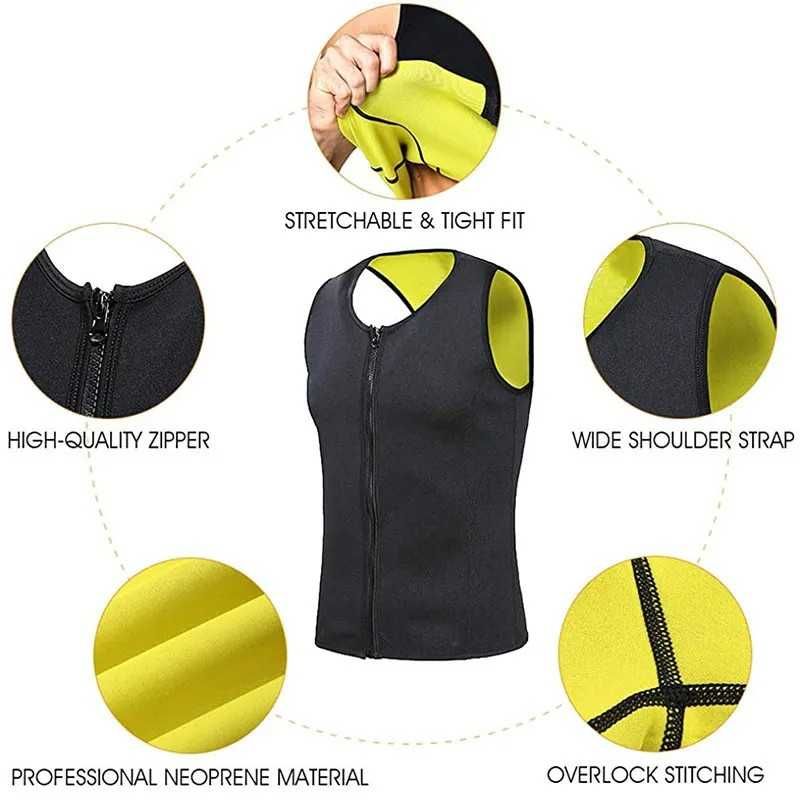 Vesta fitness pentru slabit barbati XL neopren termoactiv efect sauna
