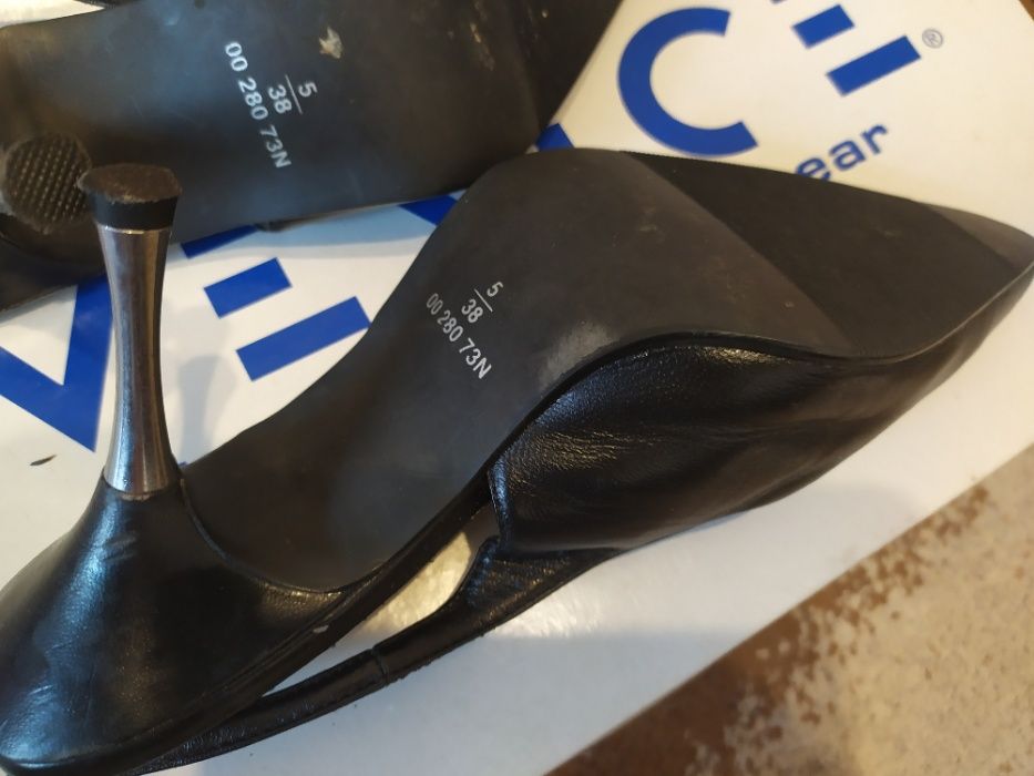 Pantofi piele naturala culoare negru nr 38-ENGLAND