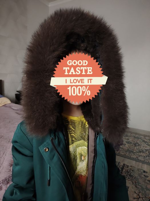 Зимняя парка на натуральном меху! Теплая!