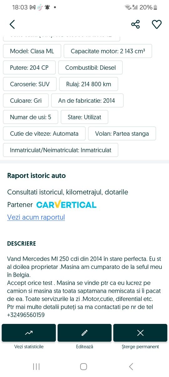 Mercedes ML 250 Bluetec