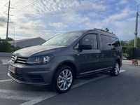 Vw caddy maxi 2.0 TDI 179.000 km certificati 2017 5 locuri front asist