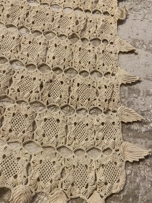 Vand fata de masa din borangic/marama lucrata manual