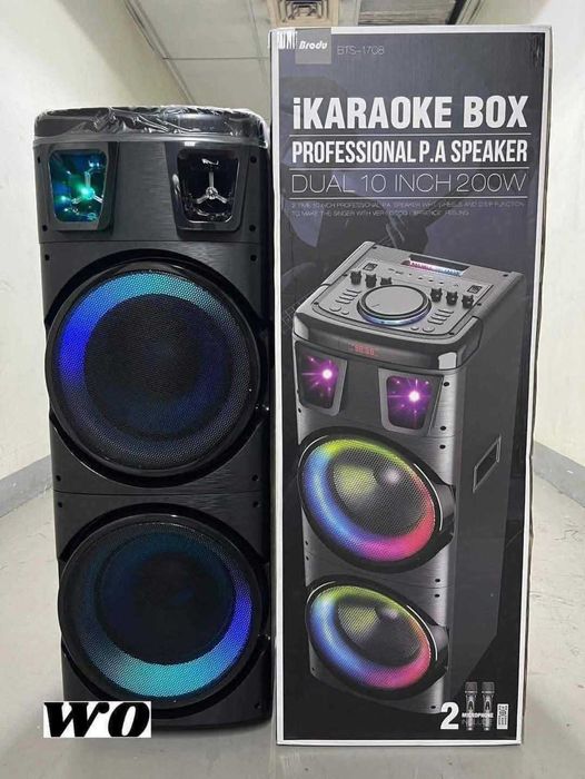 Boxa Portabila Bluethooth Mp3 Aux Usb BRODU BTS-1708  200W