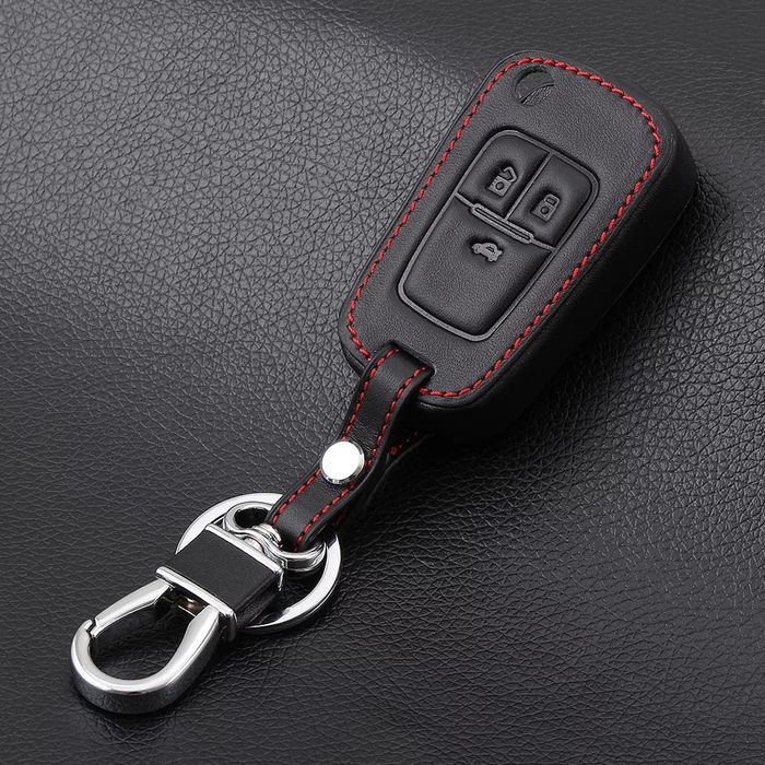 Кожен калъф за ключ Chevrolet Cruze Aveo OPEL Insignia Astra J Zafira