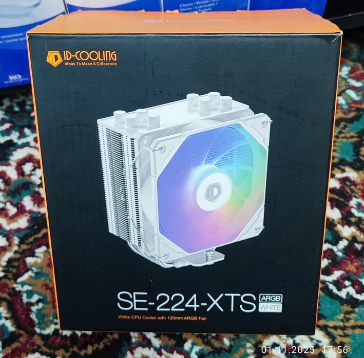 Id-Cooling SE-224 XTS ARGB WHITE (Компьютер Куллер)