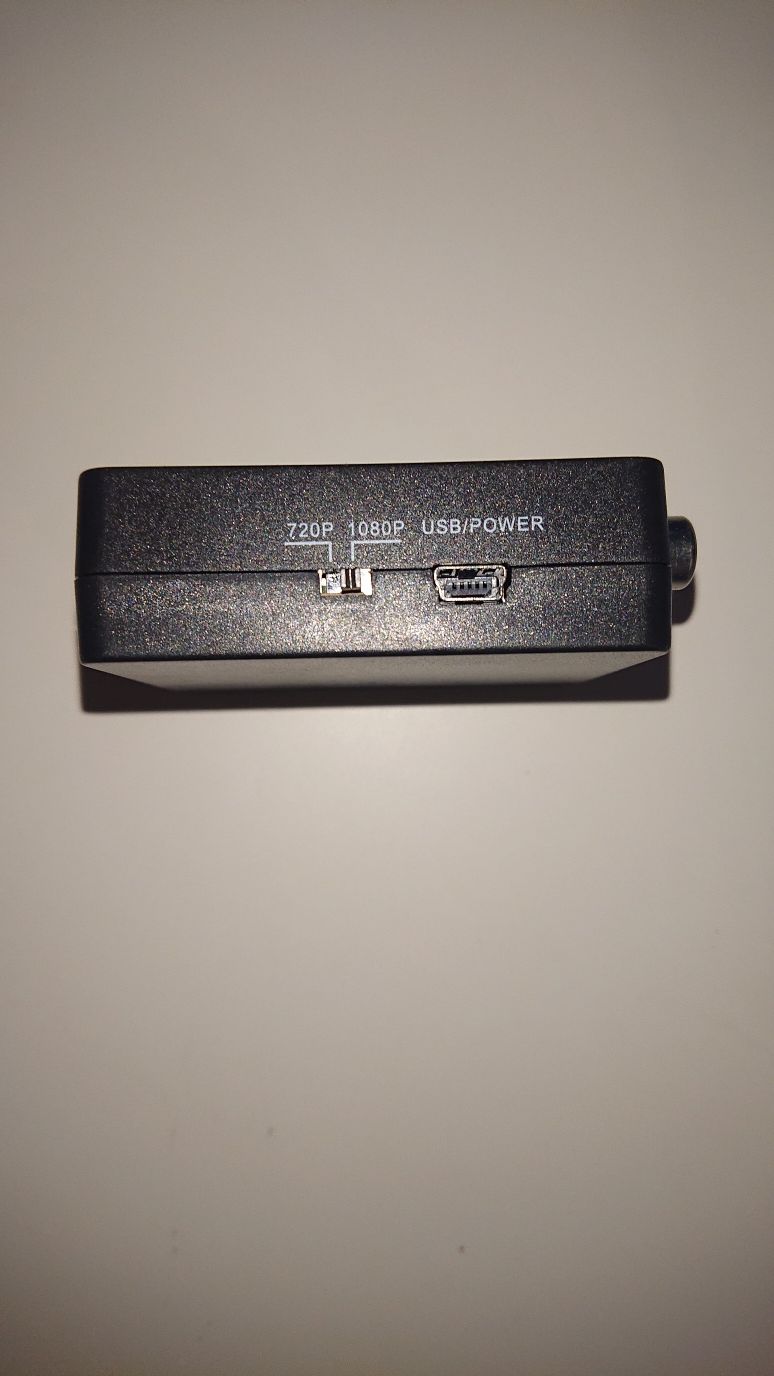 AV2 HDMI конвертор (AV / RCA 3 / CVBS) към HDMI адаптер с HD видео