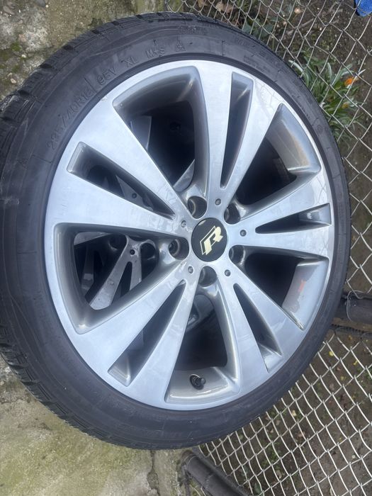 Vand sau schimb jante r18 5x112  cauciucuri iarna