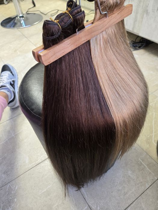 Естествена славянска коса 100 гр.