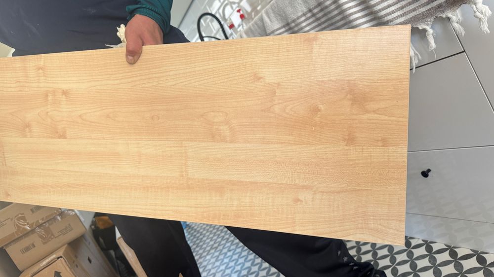 Чисто нов шкаф и двойна мивка за баня ИКЕА