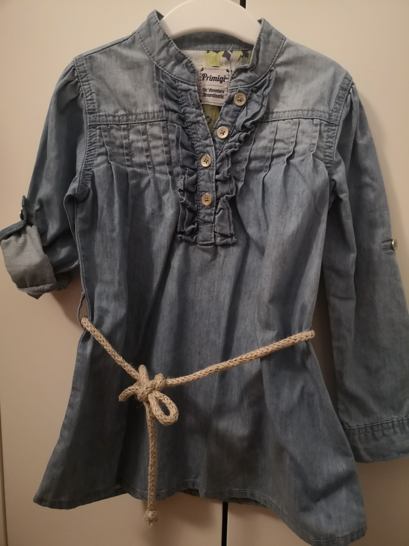 Rochie din denim Primigi pentru fetite marimea 3-4 ani