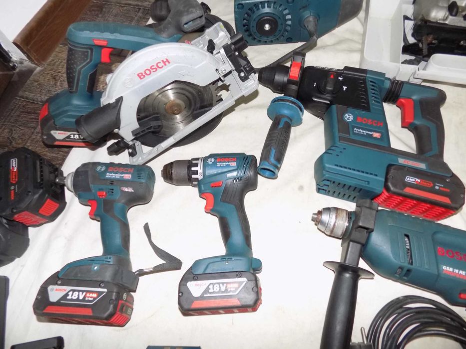 Picamer Bosch GSH 11 E, laser 3 fasciculi GLL 80-33G ,roto GBH 18V -26