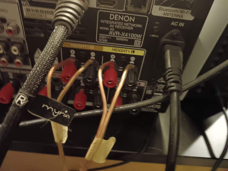 Home Cinema Receiver amplificator Denon AVR x4100w Dolby Atmos 7.2