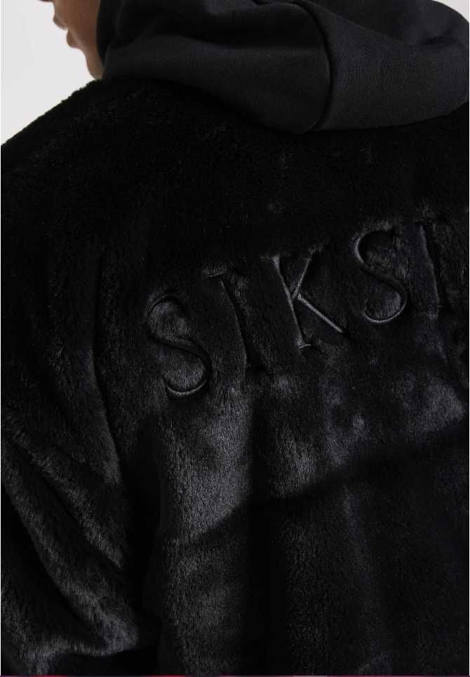 Siksilk Faux Fur Bomber Jacket - Geaca bomber