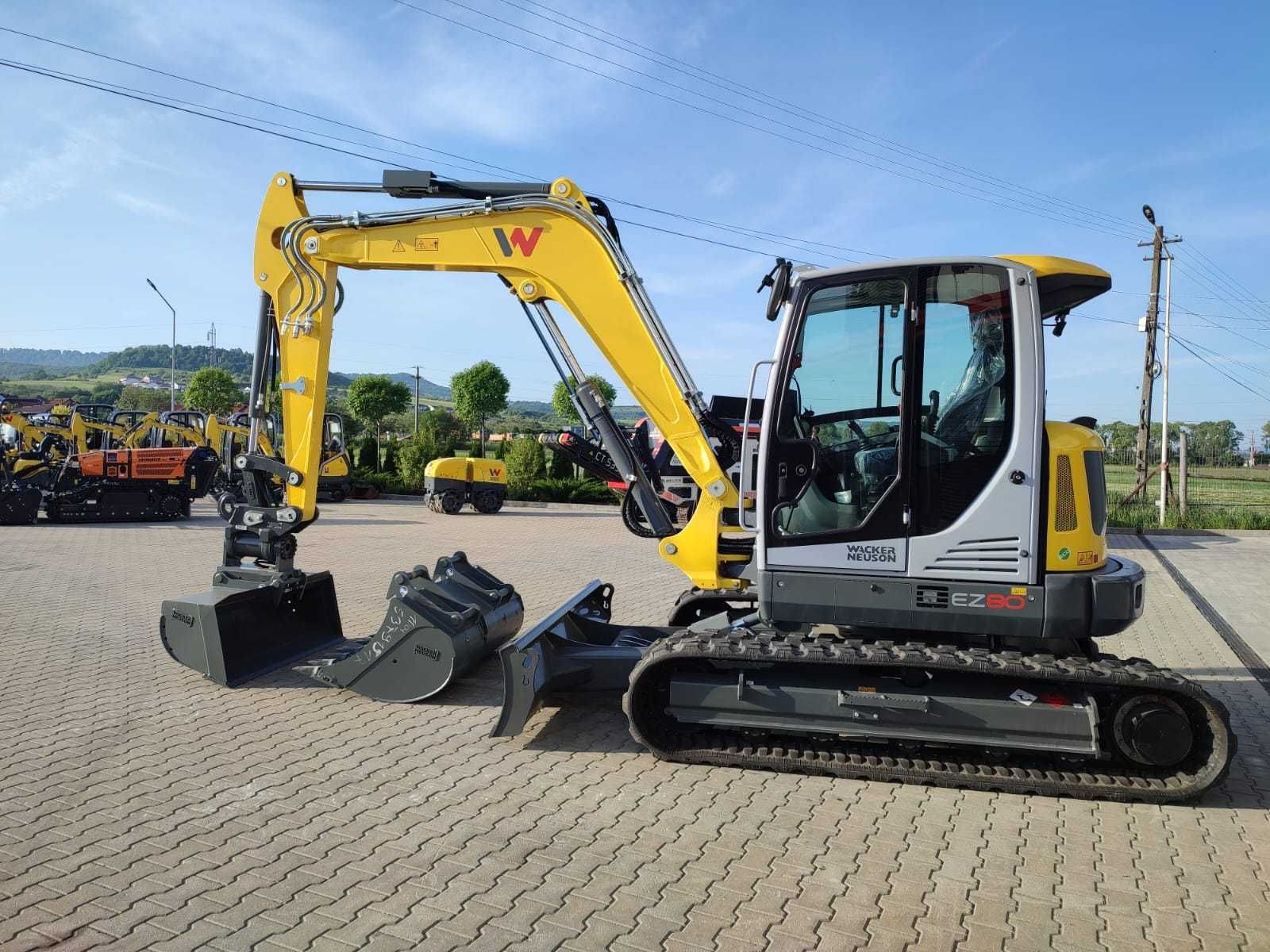 Excavator Wacker Neuson EZ80 Powertilt- Dealer autorizat