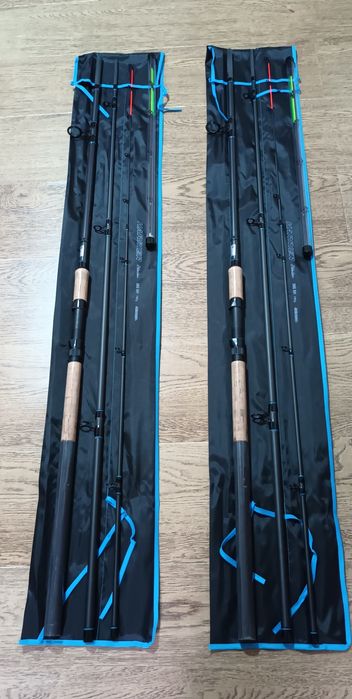 SET 2 Lansete Feeder Robinhan HARRIER 3,90 metri Actiune:180gr carbon