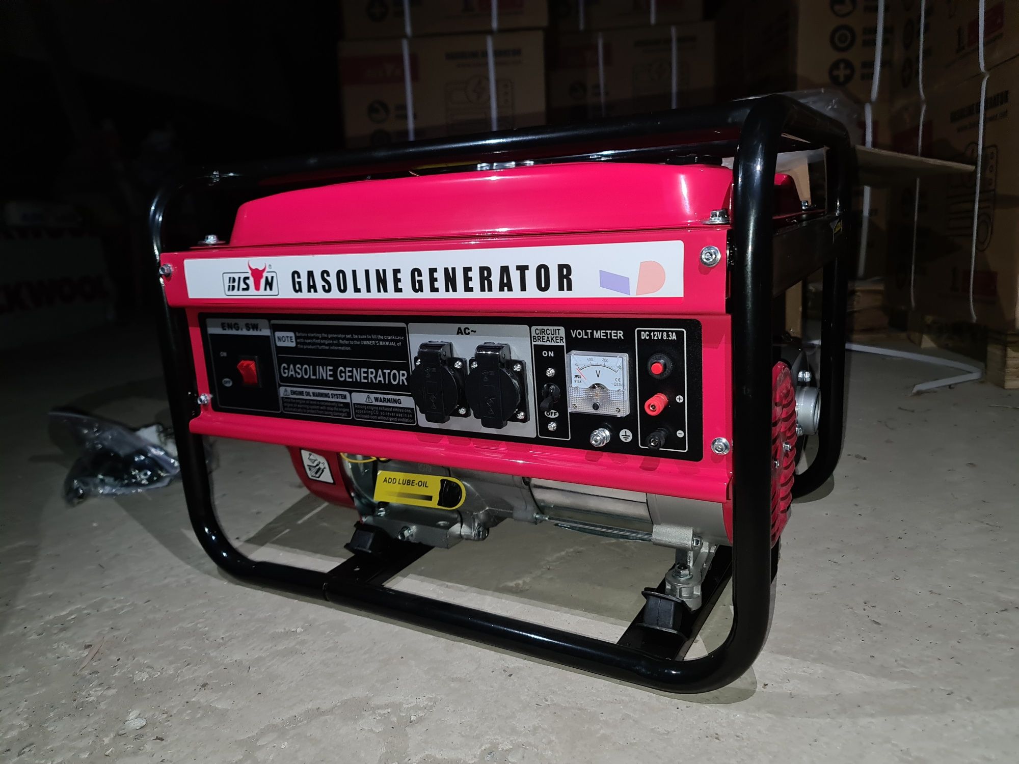 Generator curent electric Nou benzina 3 kV генератор Rezervor Mare