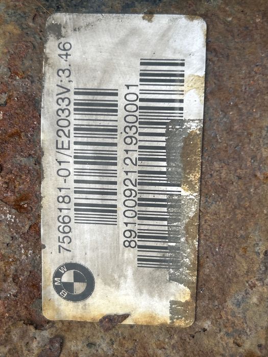 Grup spate Bmw X1 e84 an 2010 raport 3.46 Xdrive