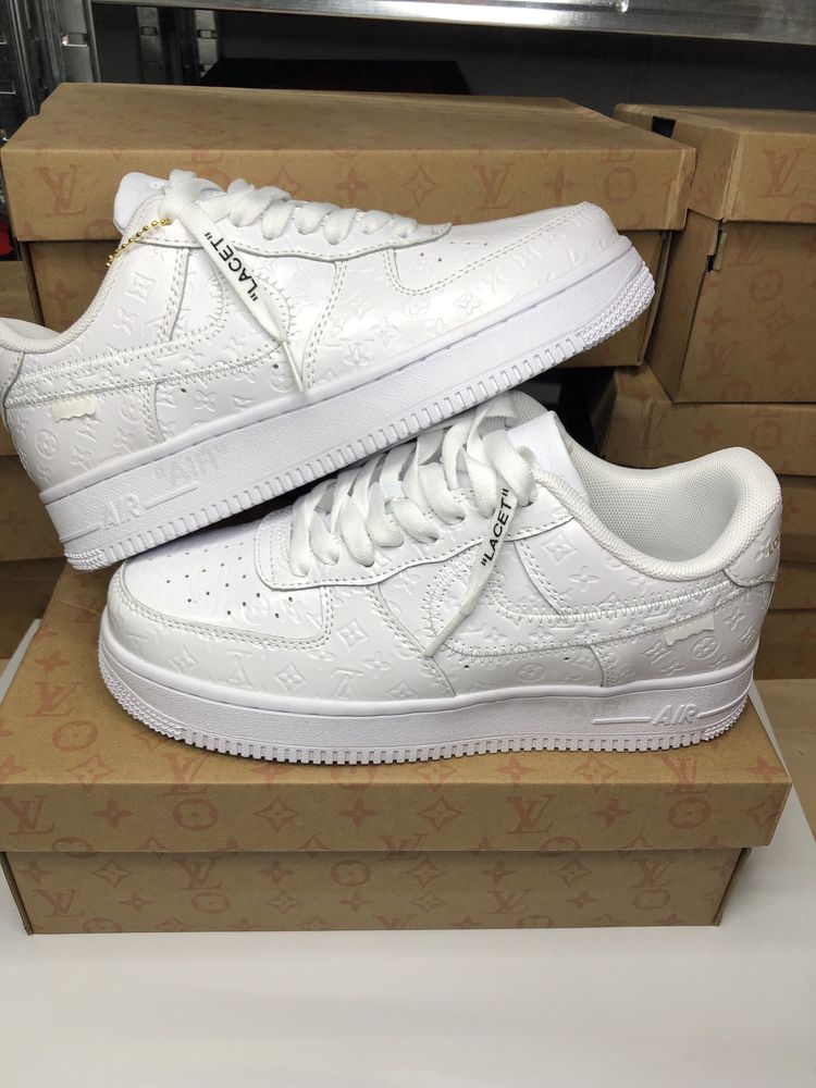 Louis Vuitton & Air Force 1 White by Virgil Abloh Air Force White