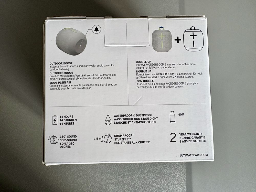 Bluetooth колонка Ultimate Ears Wonderboom 3