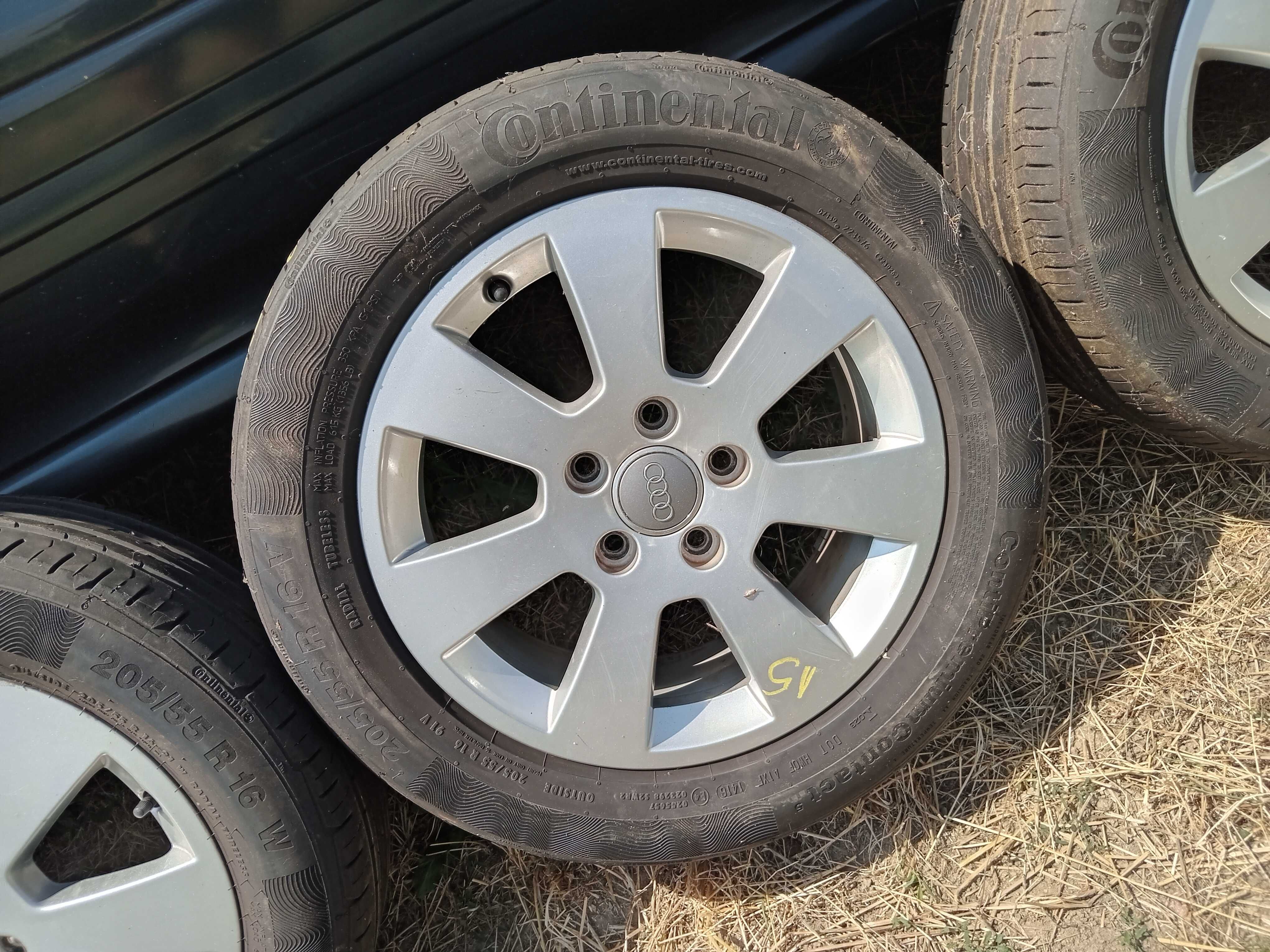 Лети джанти 16" 5х112 Audi гуми 205/55/16