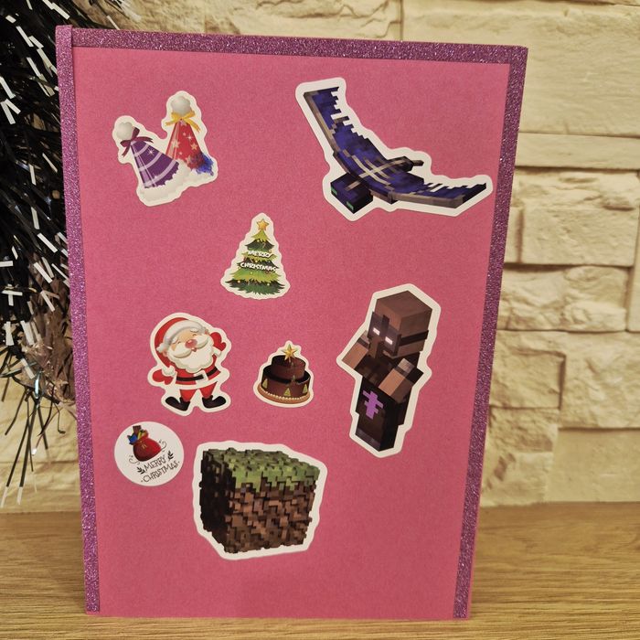Коледни картички Майнкрафт