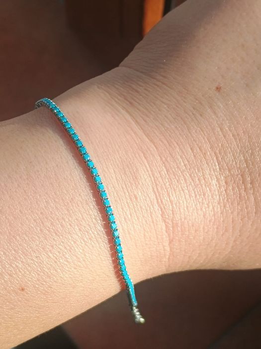 Bratara tenis din argint