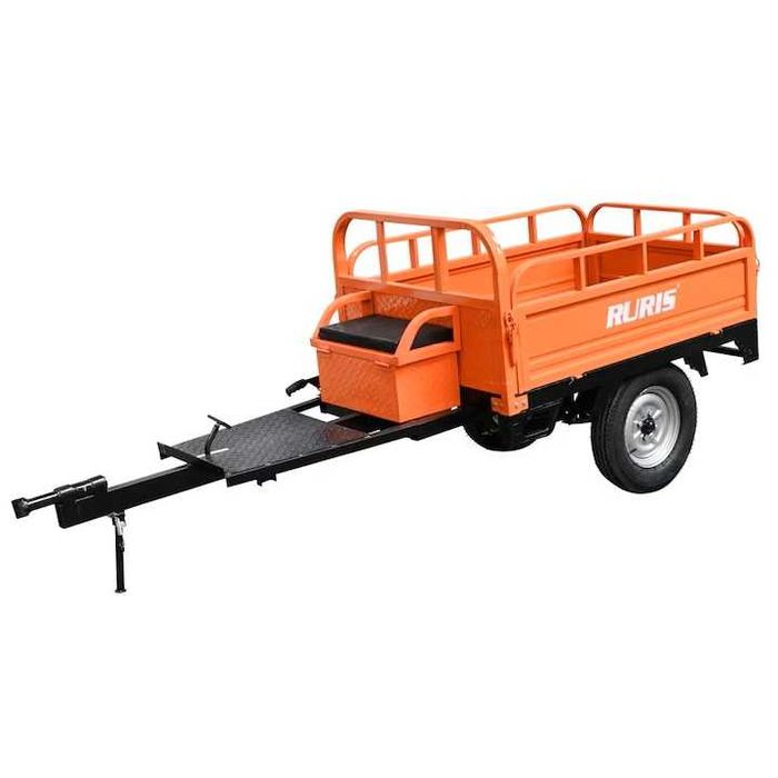 Resigilat! Remorca motocultor Ruris 551XL 550 kg basculare