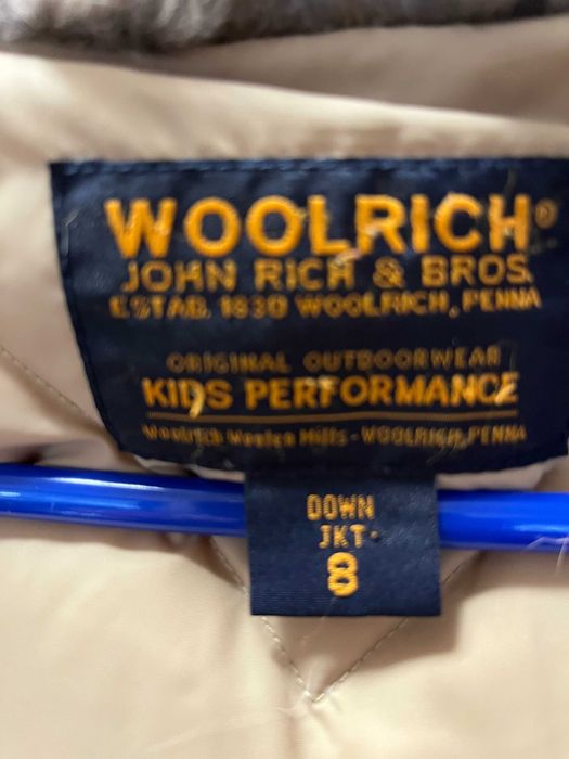 Ново детско зимно яке, с естествена кожа с косъм и пълнеж от пух