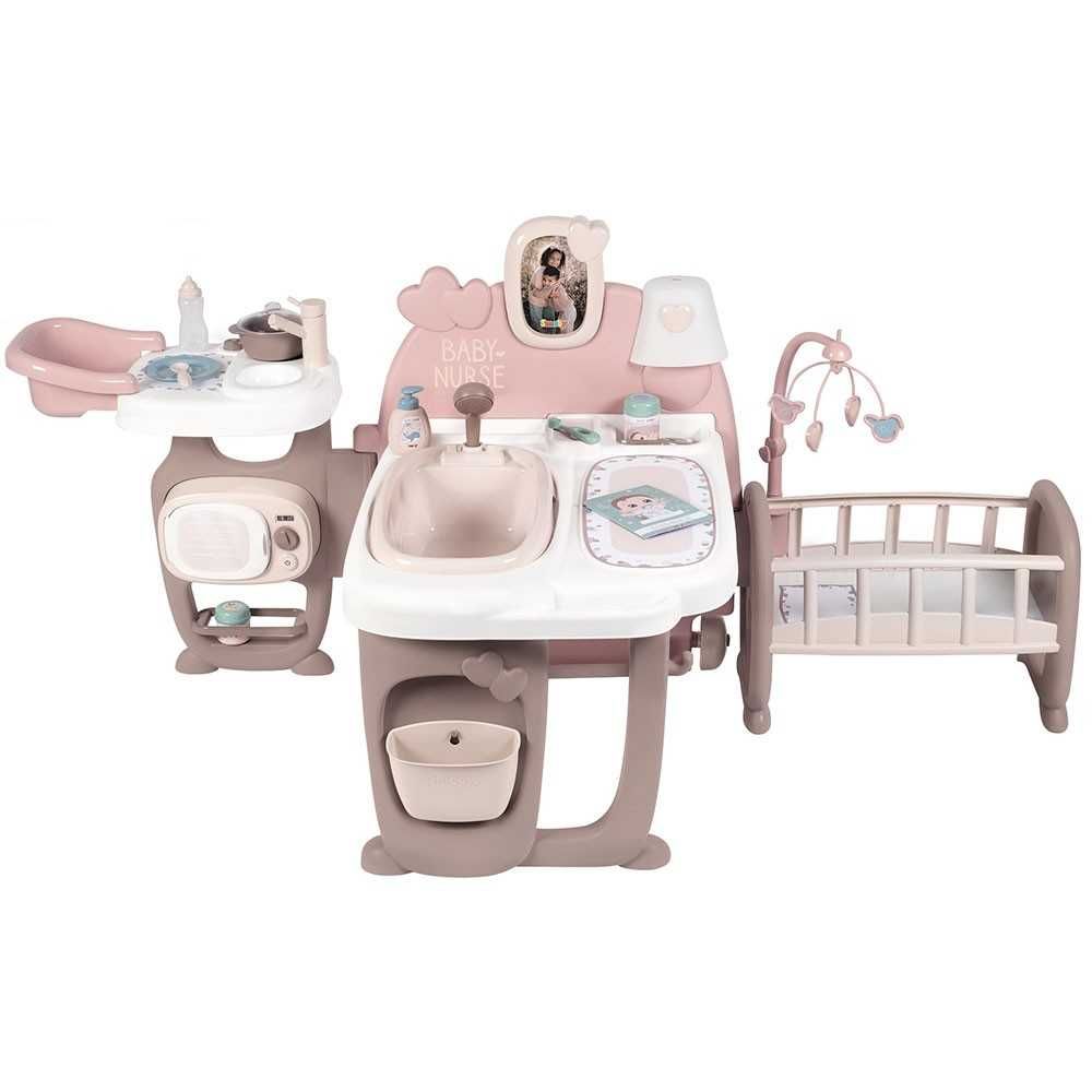 Centru de ingrijire pentru papusi Smoby Baby Nurse 23 accesorii