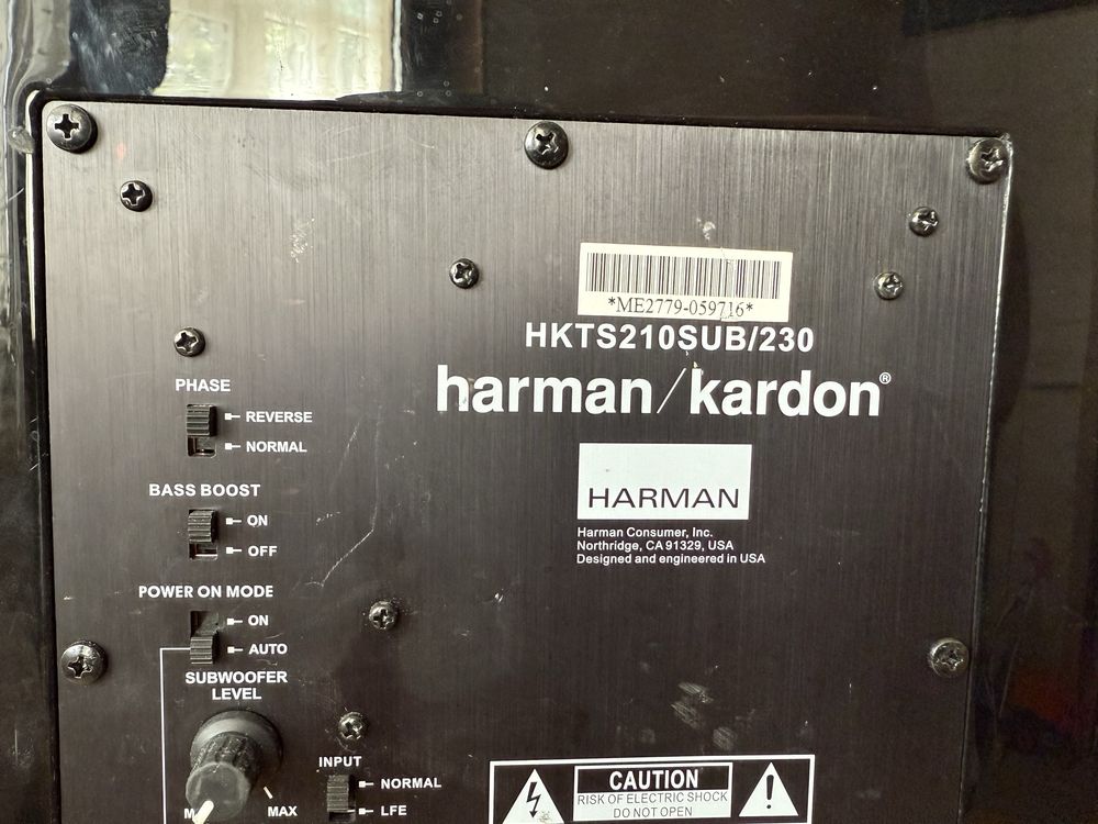 Harman Kardon HKTS-210 subwoofer качествен