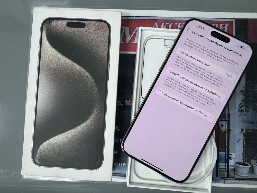 Iphone 15 Pro Max 256Gb Natural Titanium