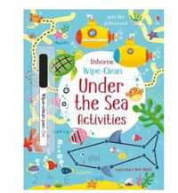 Wipe-Clean Under the Sea Activities sterge si rescrie carte Usbourne