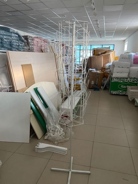 Стеллажы металический оборудование вешала