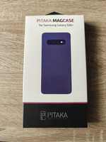 Husa kevlar Pitaka MagEZ pentru Galaxy S10 Plus Black Matrix