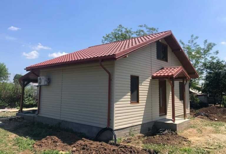 Casa Modulara si Garaje Auto pe structura metalica si panou sandwich