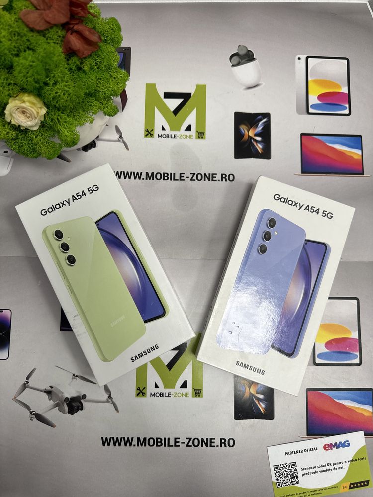 Mobile Zone Samsung Galaxy A54 128gb lime / violet garantie